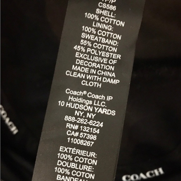 NWT Coach Checkerboard Print Bucket Hat - Picture 9 of 10